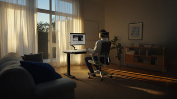 Įkelti vaizdą į galerijos rodinį, Reguliuojamo aukščio stalas HomeOne