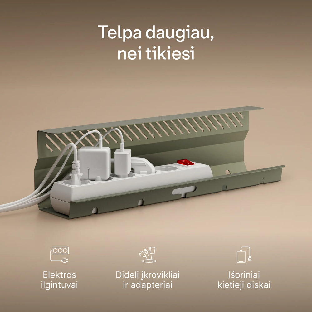Stalo laidų laikiklis
