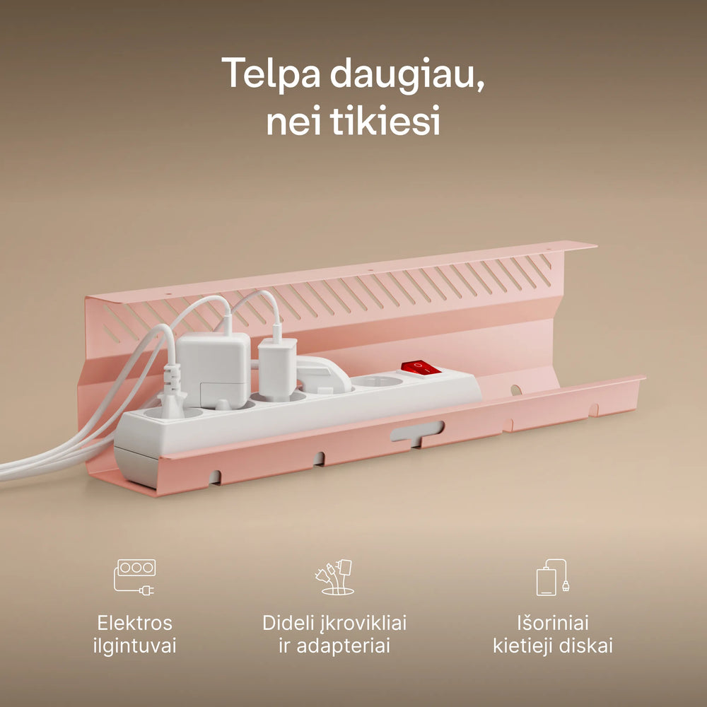 Stalo laidų laikiklis