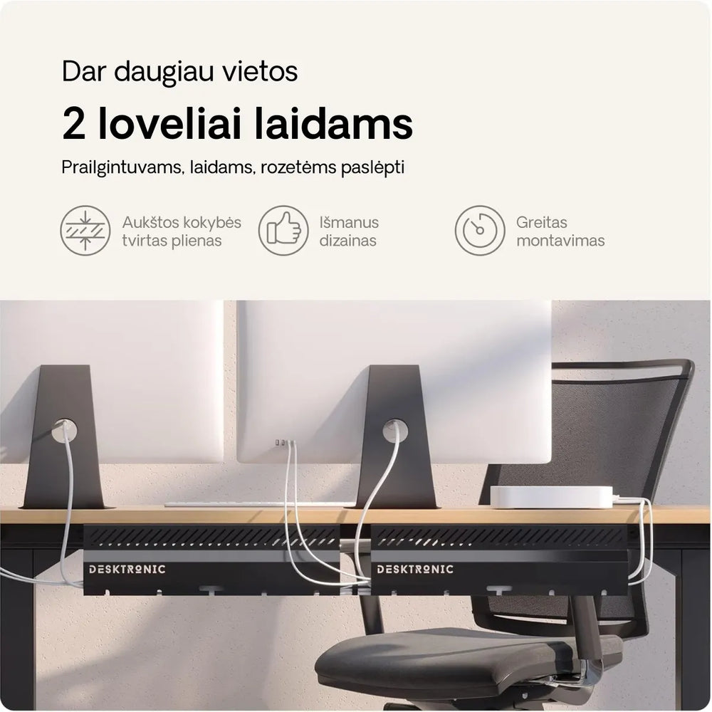 Stalo laidų laikiklis